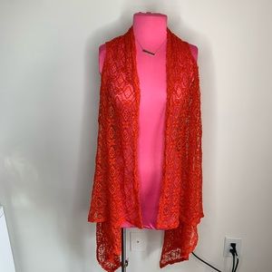 Burnt orange cover up